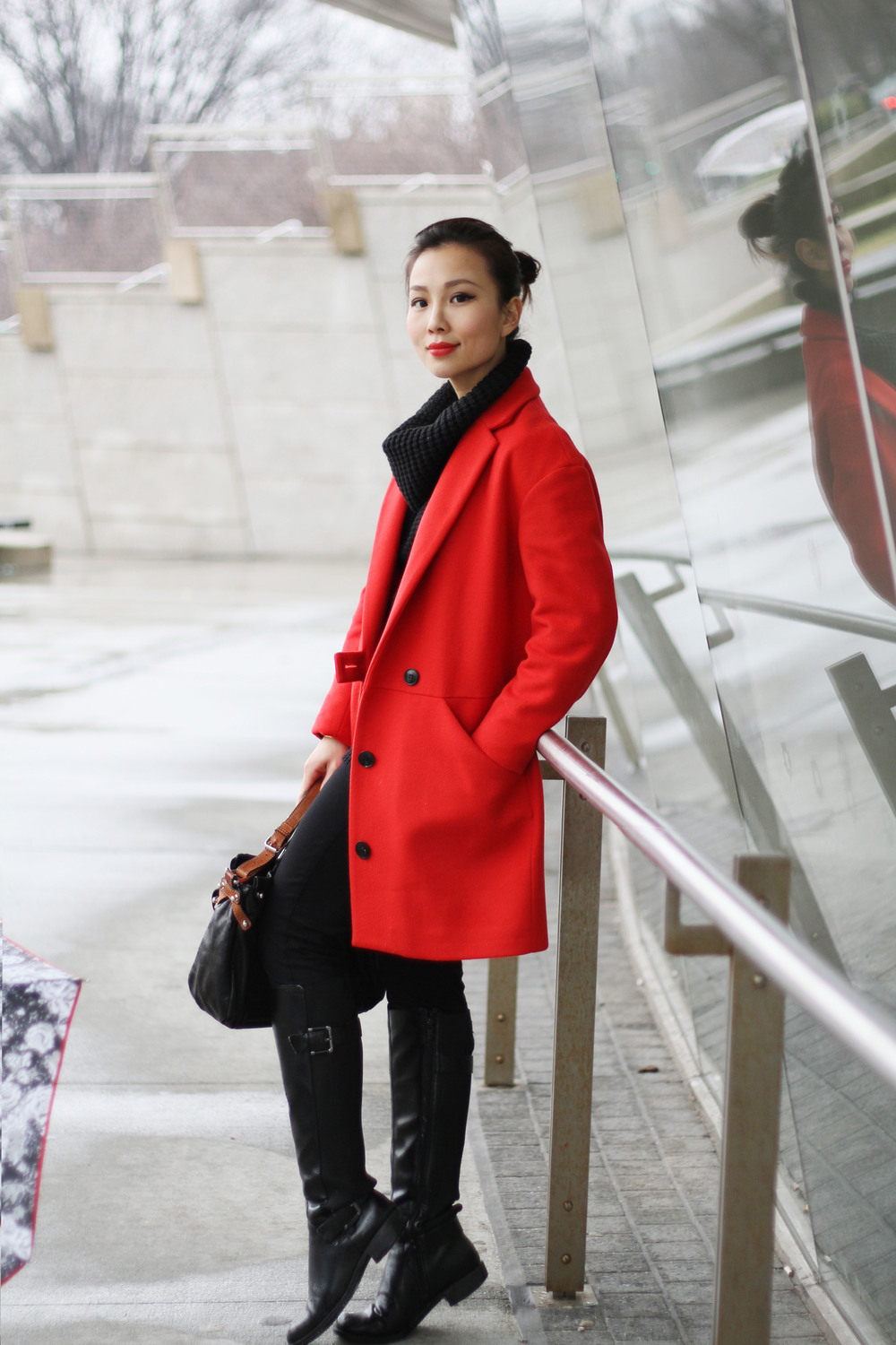 Outfits} Oversized Coats vs. Petite Girls — T-Curate